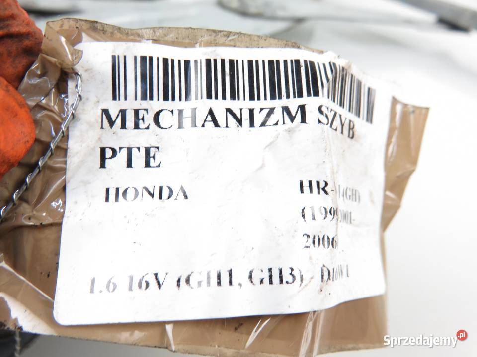 PODNOŚNIK SZYBY PRAWY TYLNY HONDA HRV sprzedam