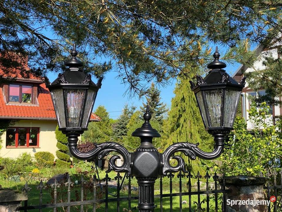LAMPA LATARNIA OŚWIETLENIE TARAS ŻELIWNA Gołdap