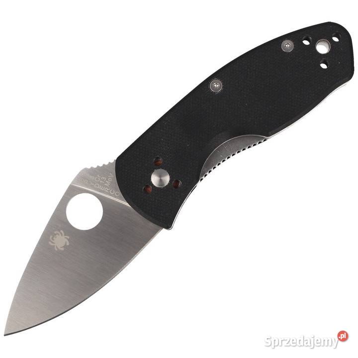 Nóż Spyderco Ambitious G10 Black Plain C148GP mazowieckie Warszawa sprzedam
