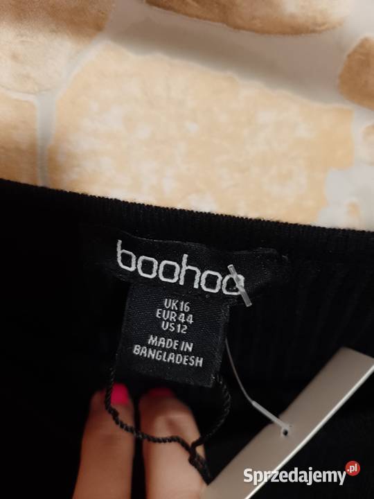 44XXL Boohoo Długa ołówkowa sukienka dzianinowa Kraków
