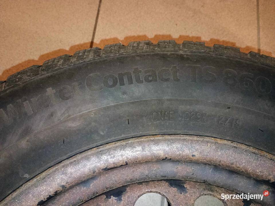 19565 R15 koła z oponami zimowymi Continental Średnica 15" Lubliniec