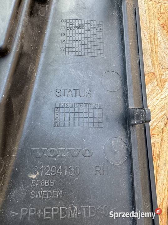 Kratka zderzaka przód prawa lewa Volvo v60 I 1 Sieraków