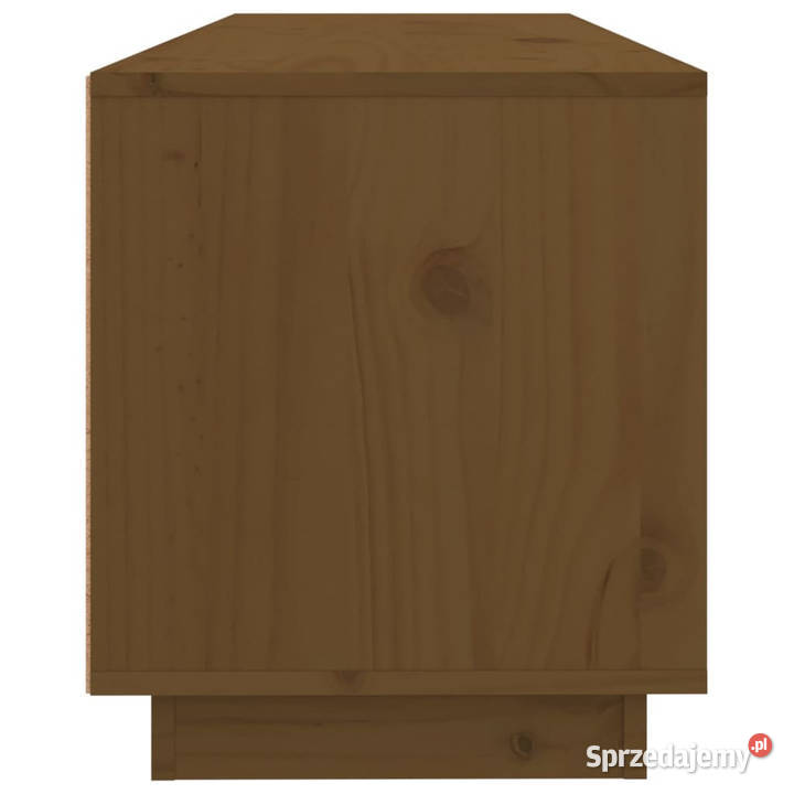 Szafka pod TV miodowy brąz 100x34x40 lite drewno mazowieckie Warszawa