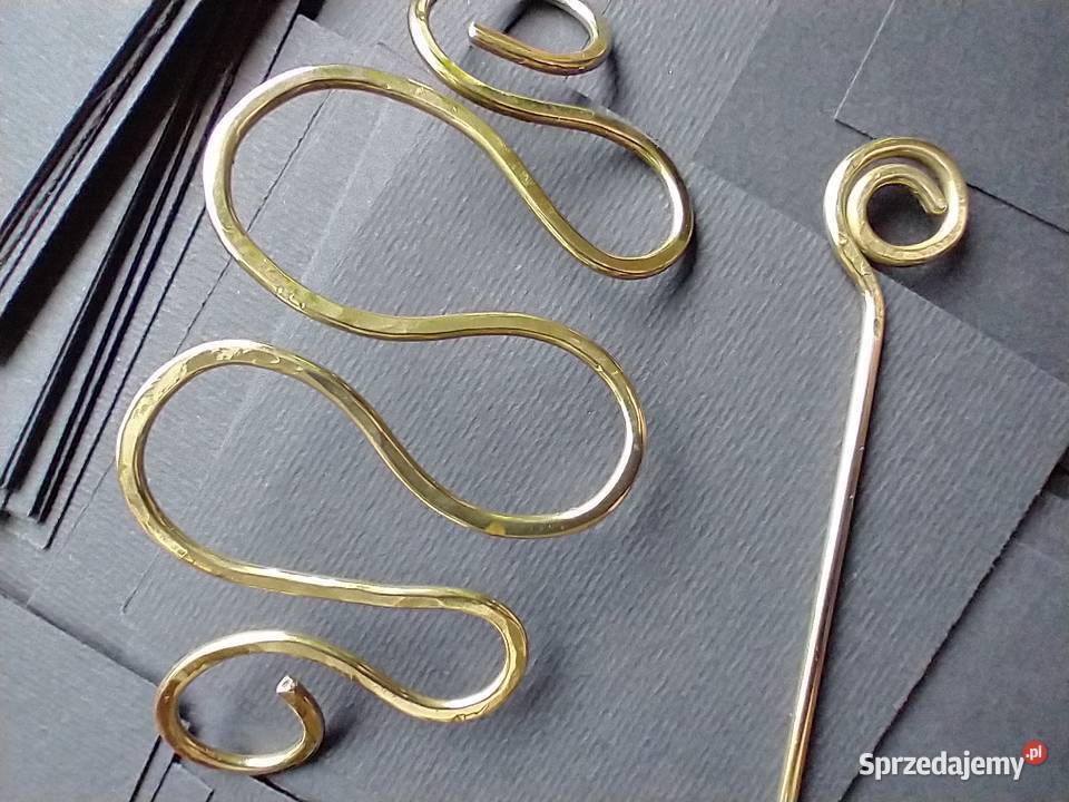 Spinka do koła mosiądz rękodzieło metaloplastyka łódzkie Łódź sprzedam