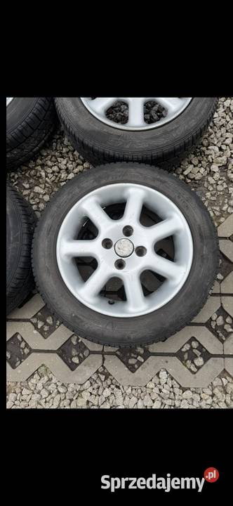 Alufelgi 4x100 opony 1656514 VW Polo Golf UP sprzedam