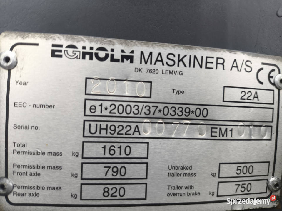 Traktor komunalny multicar EGHOLM 2200