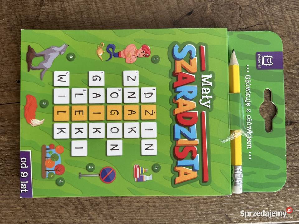 Krzyżówki łamigłówki dzieci krzyżówki do podróży Wyszków sprzedam