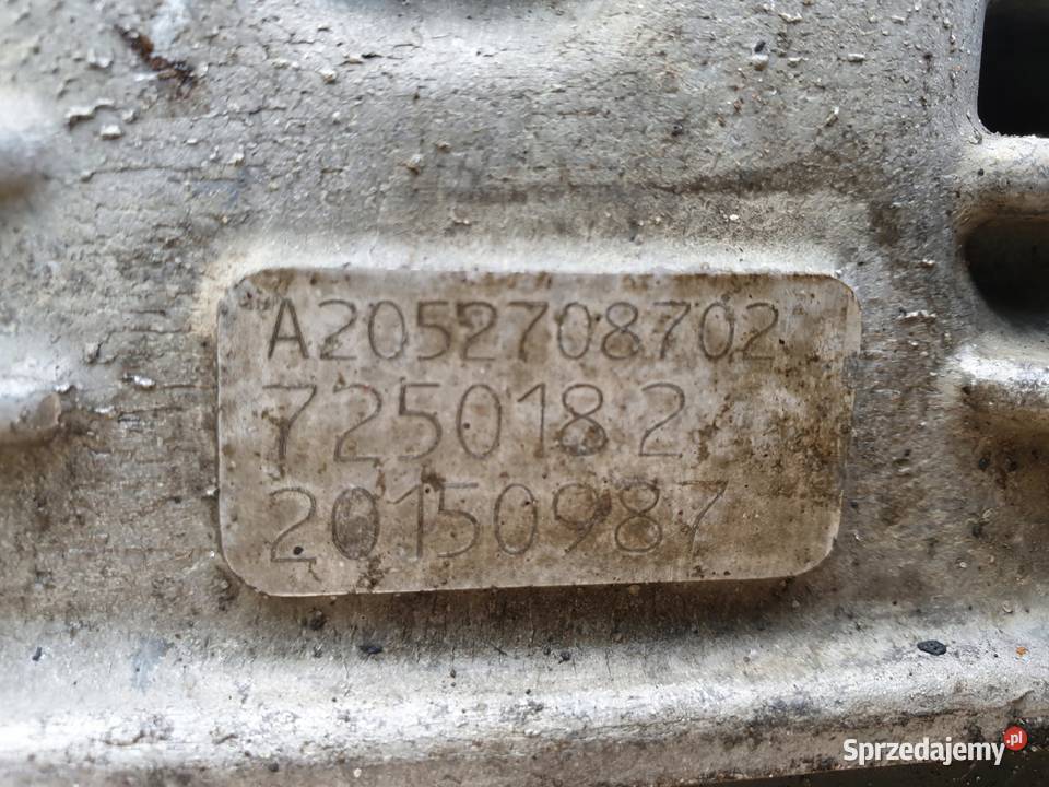 Mercedes W205 C205 22 CDI SKRZYNIA BIEGÓW Rudka