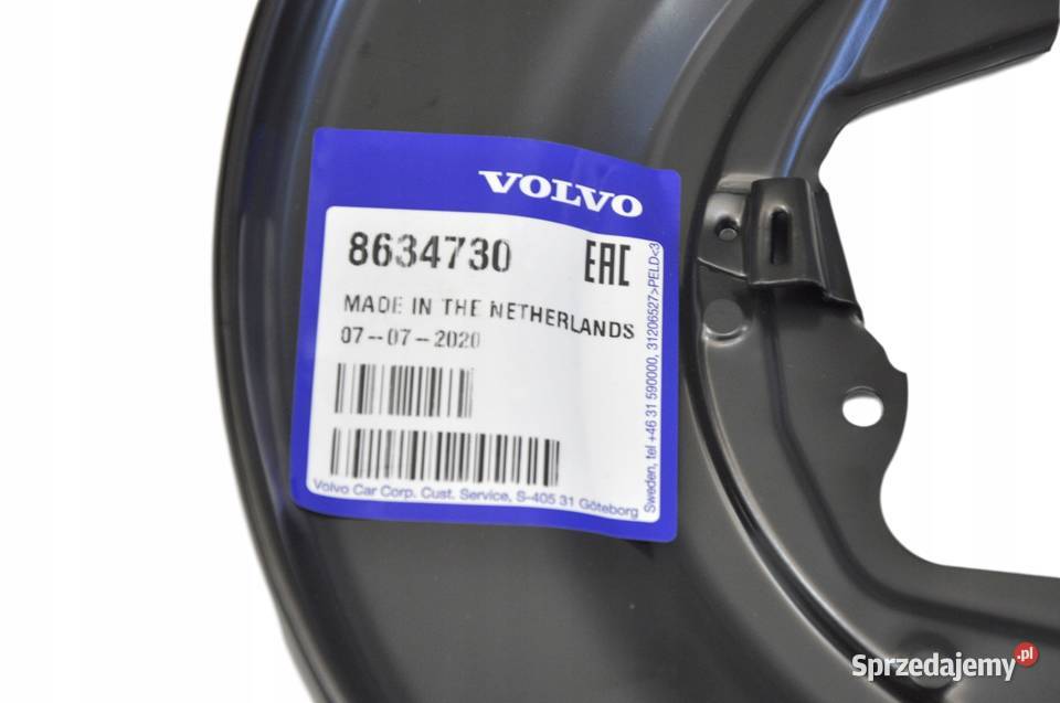 VOLVO XC90 tarcza kotwiczna tyl oslona tarczy dolnośląskie Bielany Wrocławskie