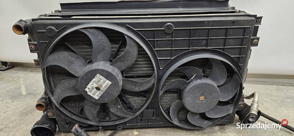 Komplet chłodnic z wentylatorami VW Passat B6 śląskie Bielsko-Biała sprzedam