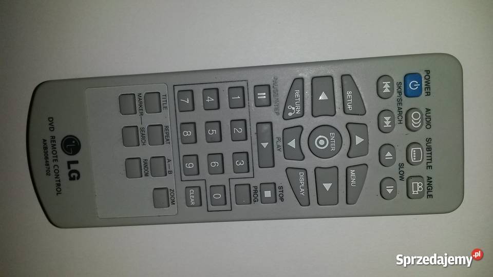 Oryginał pilot LG DVD LG AKB30648702 DVD Ostrów Mazowiecka