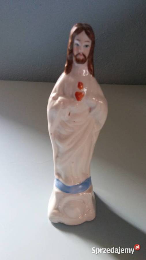 Stara mała figurka Jezusa łódzkie Łódź