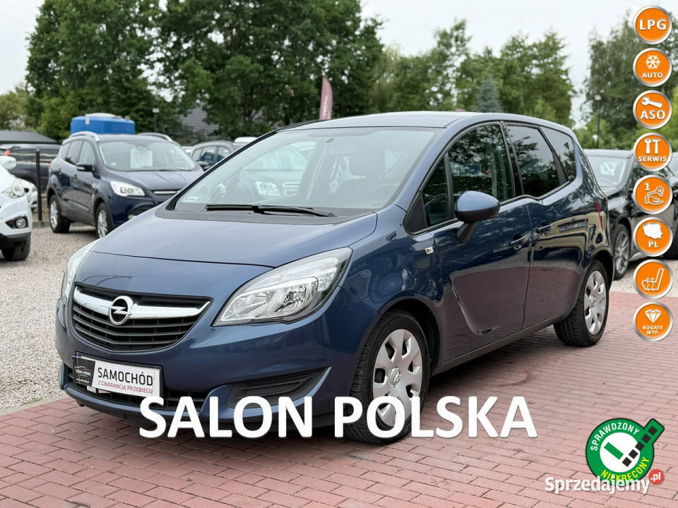 Opel Meriva Gwarancja LPG Salon Polska 1 niebieski Sade Budy