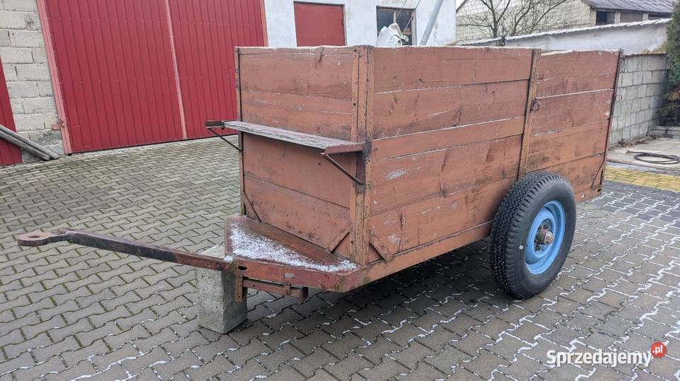 Przyczepa przyczepka paczka do ciągnika nieuszkodzony Wola Jachowa