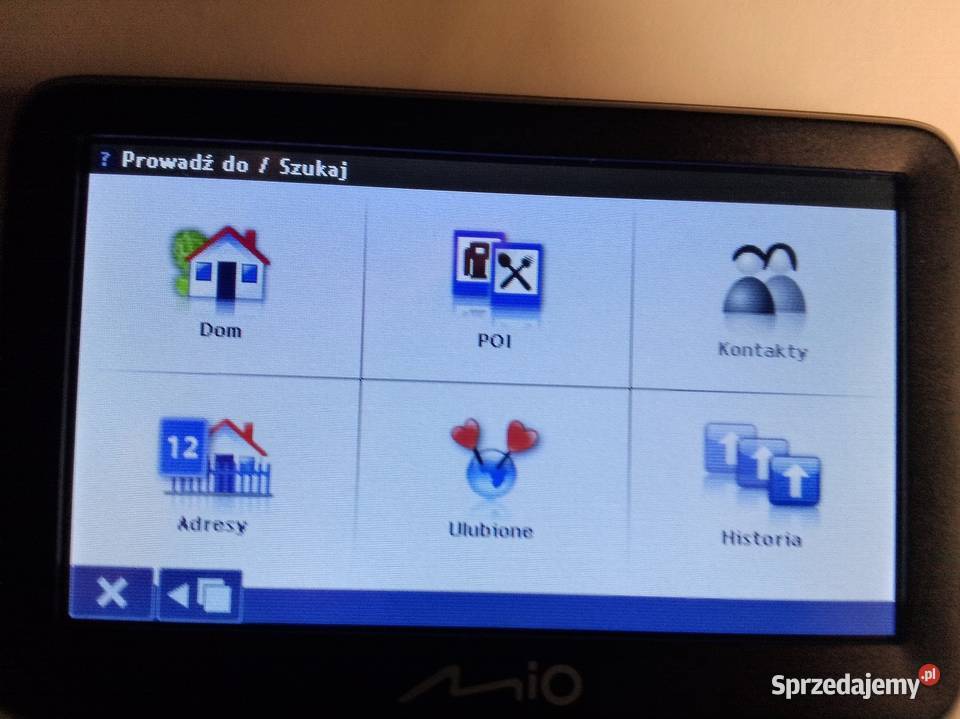 Nawigacja mio automapa Ostrów Wielkopolski
