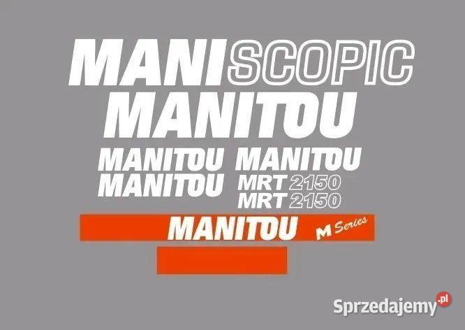 Naklejki oklejenie MANITOU MANISCOPIC MRT 2150 Janików