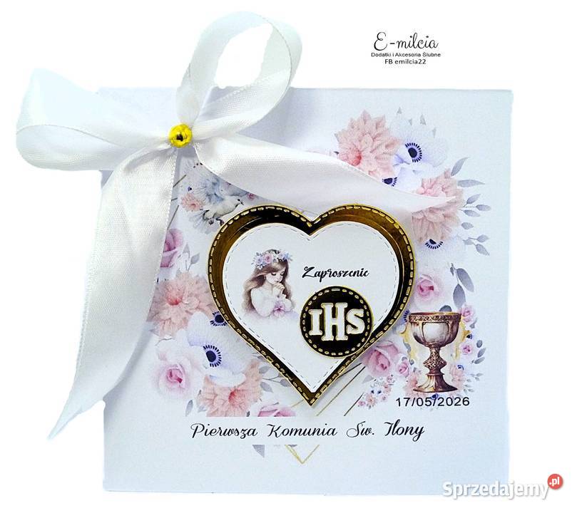 ZAPROSZENIA 3D SPERSONALIZOWANE z OZDOBIONĄ Zielona Góra