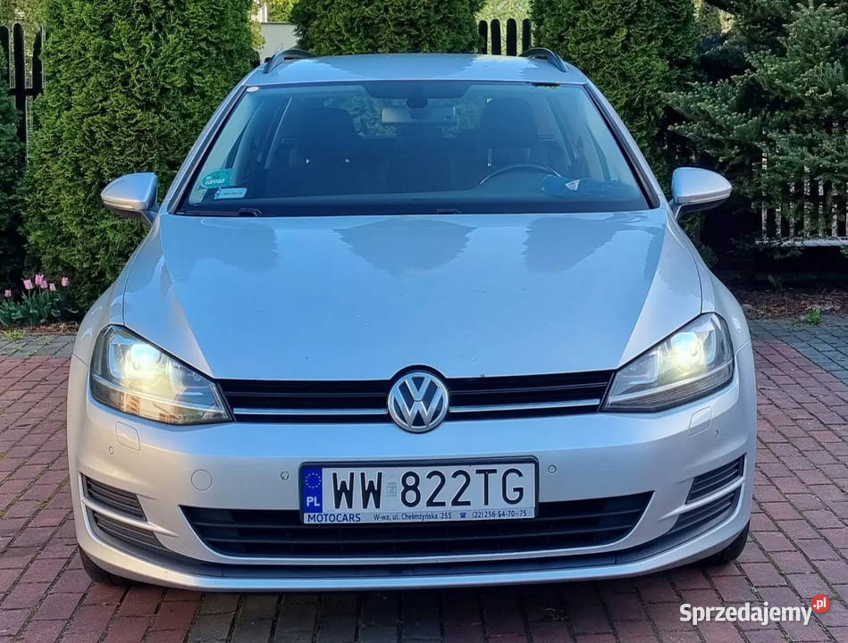 VW Golf 16TDi automat DSG kombi salon mazowieckie Warszawa