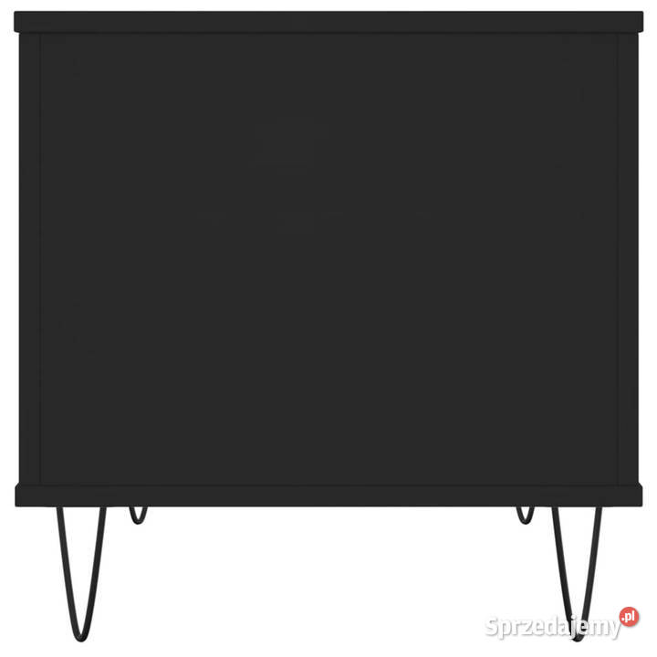 Stolik kawowy czarny 60x445x45 materiał Warszawa sprzedam
