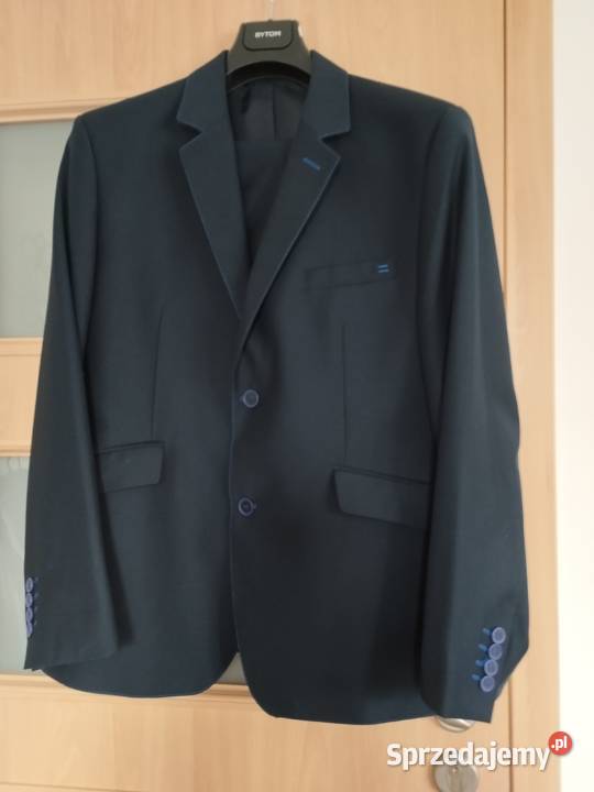 Elegancki garnitur męski ciemny granat ALJEKA mazowieckie