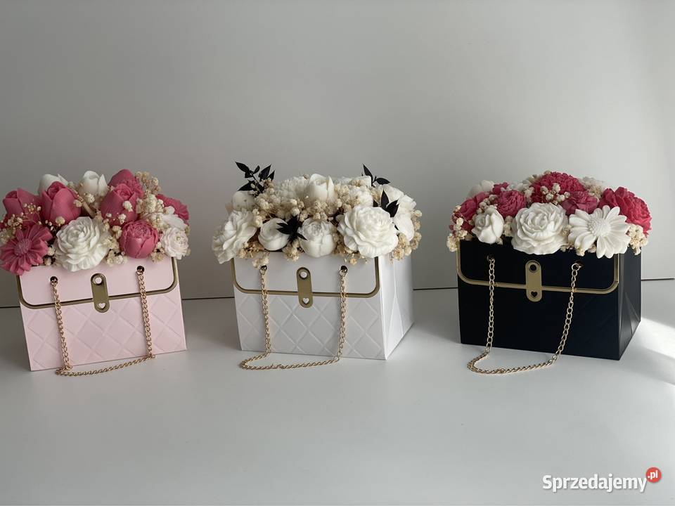 Flower box prezent dekoracja Dekoracje i ozdoby Tłuszcz
