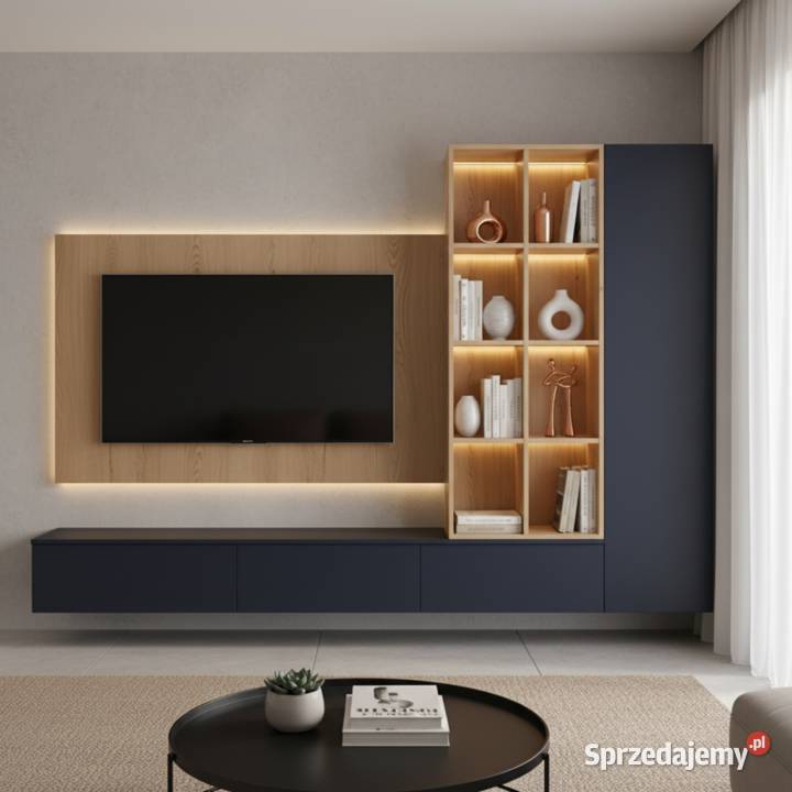 Szafka wisząca hifi RTV komoda pod telewizor Ogrodniczki