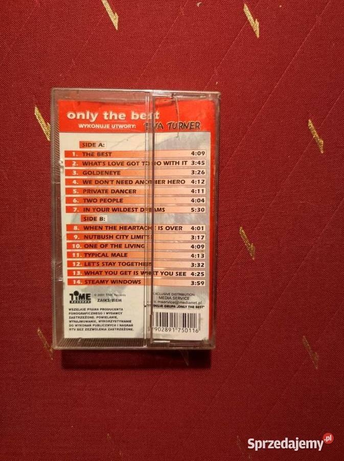 kaseta magnetofonowa Tina Turner only the best świętokrzyskie Kielce