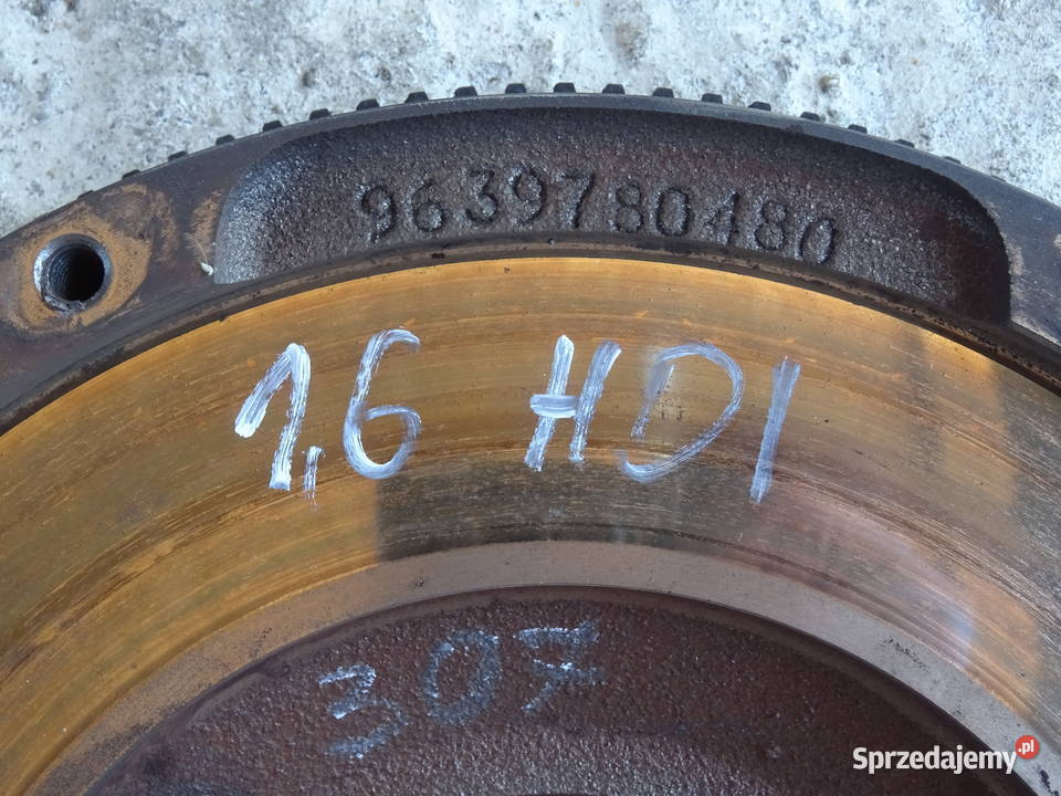 Peugeot 307 16 HDI sprzęgło sztywne koło Wieluń