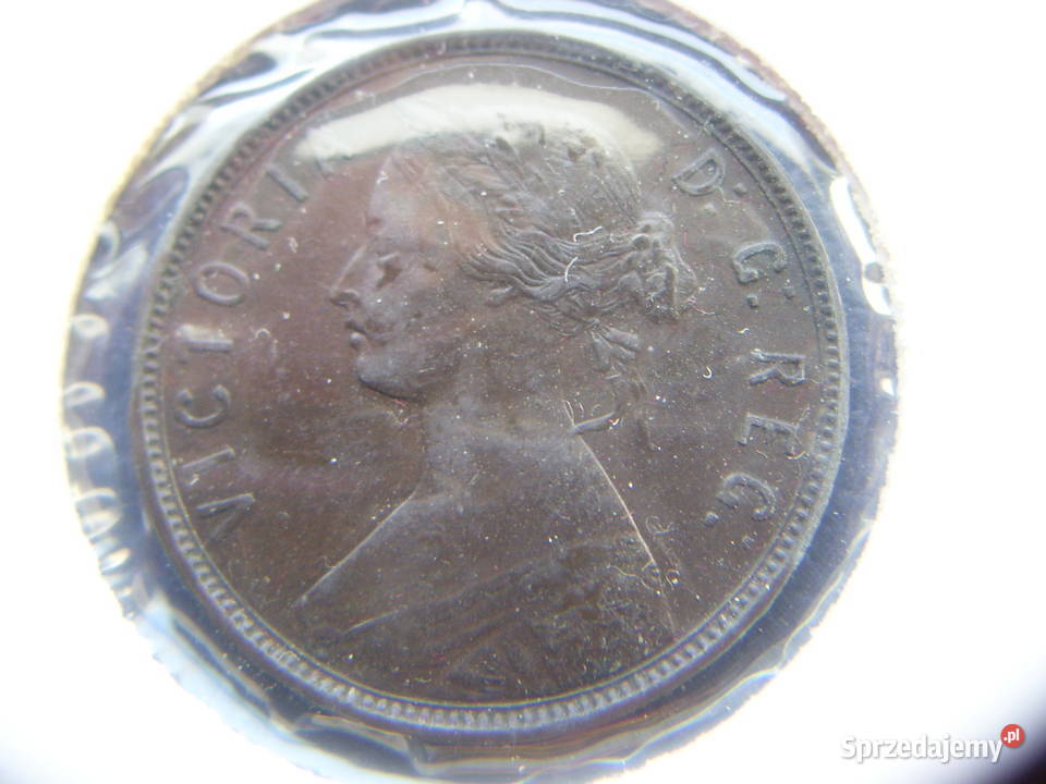 Stare monety 1 cent 1896 Nowa Fundlandia Lesko