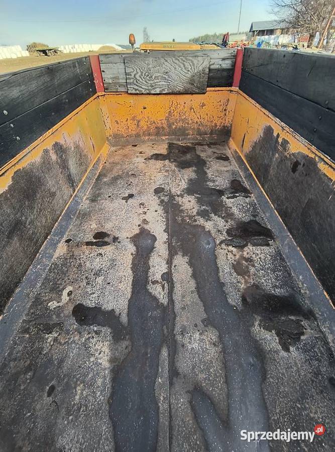 Sprzedam przyczepa skorupowa Miedema 10t nieuszkodzony Łomża