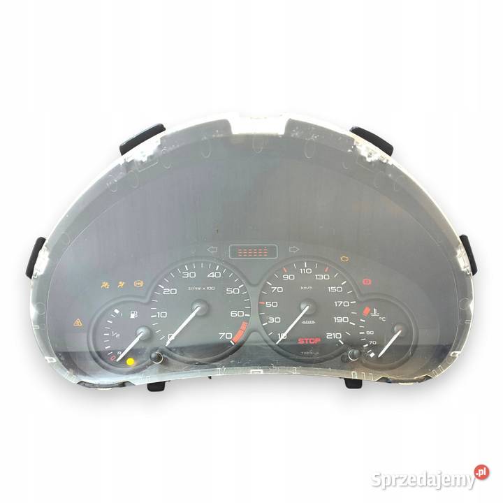 LICZNIK ZEGARY 9656696180 Peugeot 206 14 8V osobowe Części samochodowe Chełm