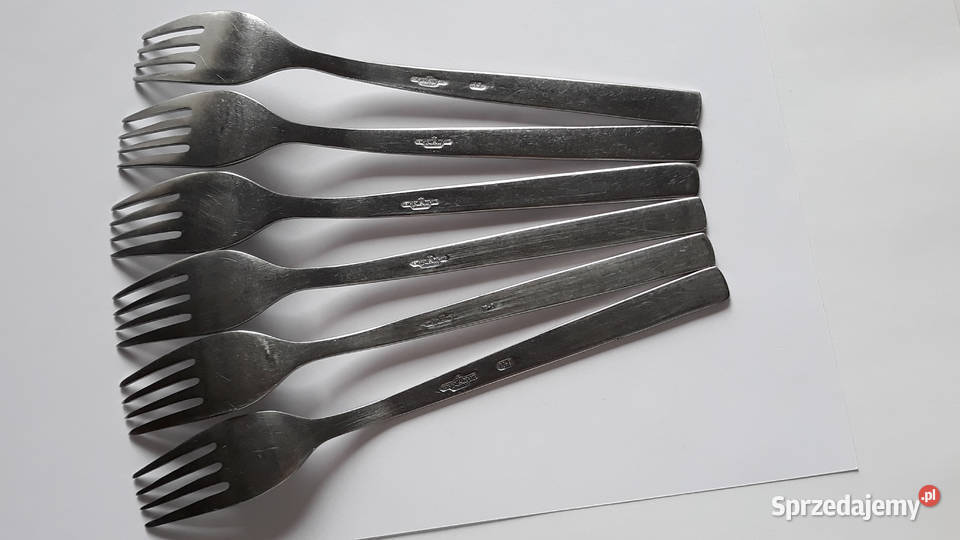 Widelce obiadowe 2 KONWALIE Gerlach sztućce PRL Sztućce Dąbrowa Górnicza