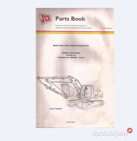 JCB JS200 JS220 katalog cześci zamiennych Kielce