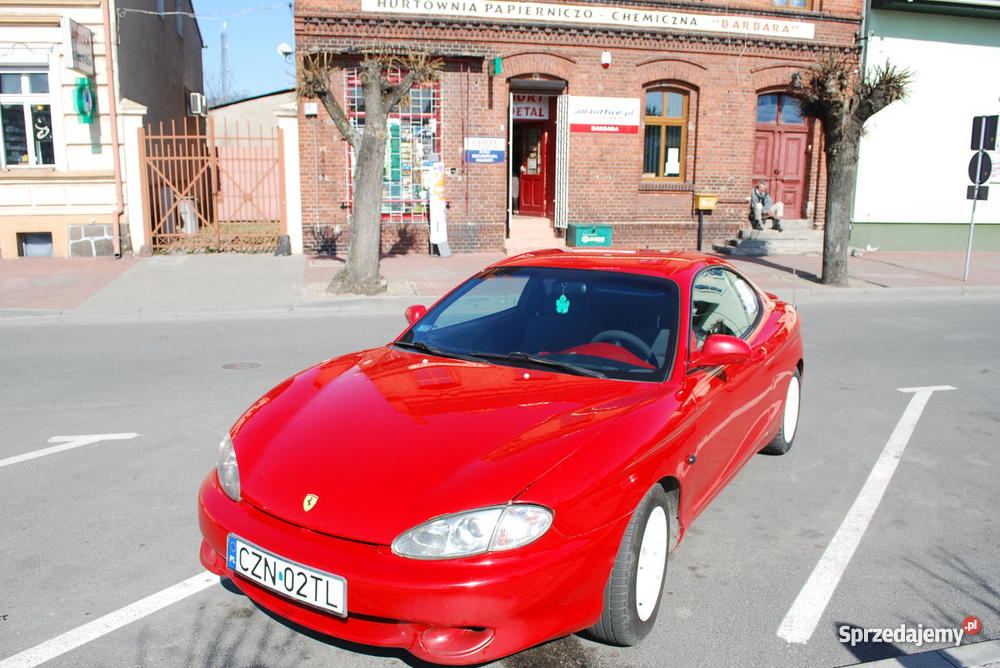 Hyundai Coupe czerwony LPG! Super auto jak Ferrari
