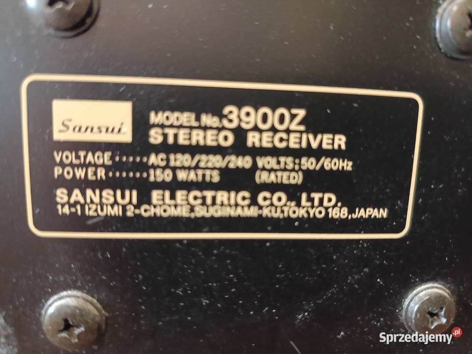 Amplituner SANSUI 3900 Z Gdynia