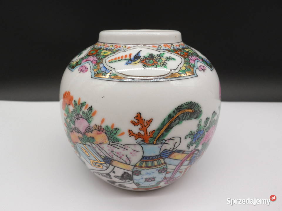 Chiński słoik na imbir wazon vintage JINGDEZHEN