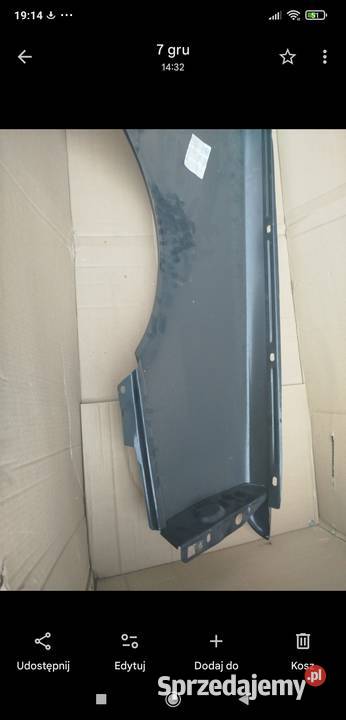 Fiat uno MK1 błotnik lewy przód osobowe Ryn