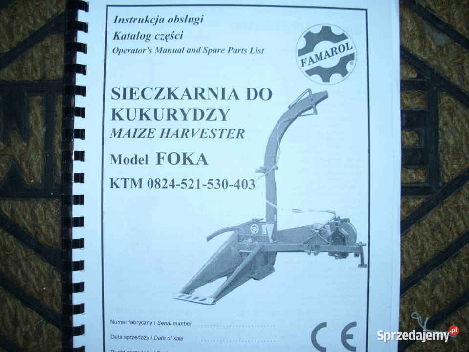 Sieczkarnia do kukurydzy pomorskie Przechlewo