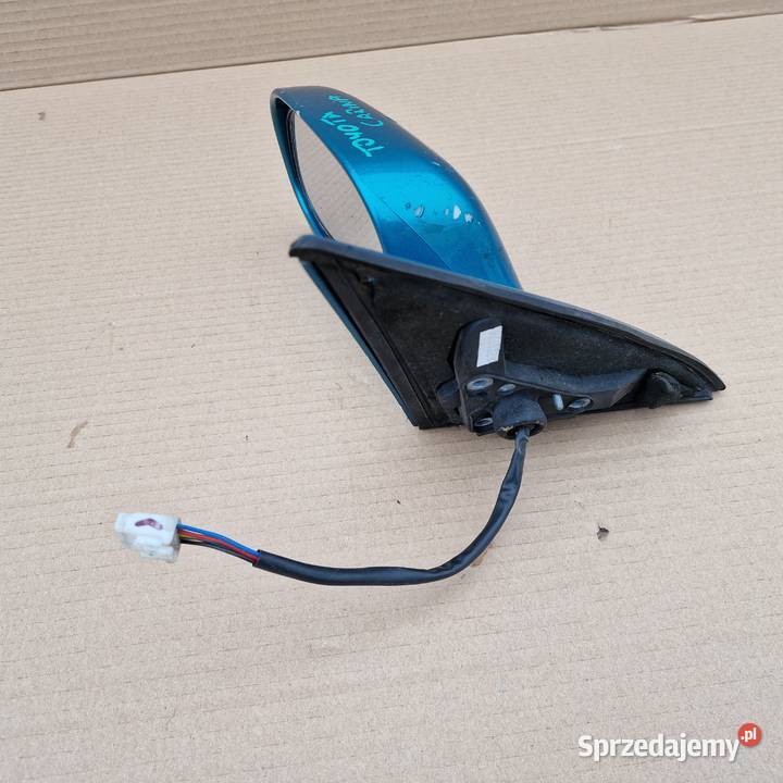 TOYOTA CARINA LUSTERKO ZEWNĘTRZNE LEWE 5 PIN Bieleń
