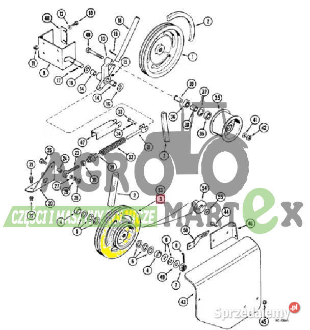 1347155C1 177700A3 KOŁO PASOWE CNH