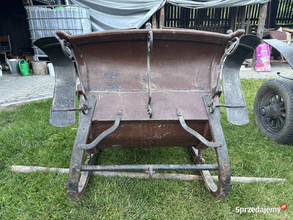 Zabytkowe oryginalne sanie z Podlasia ponad 100 Biłgoraj
