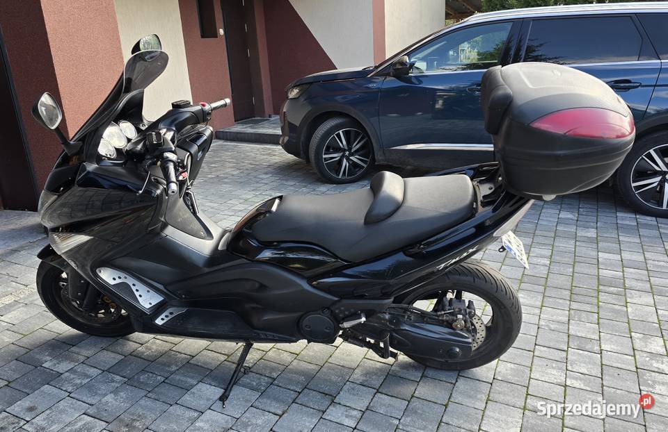 Yamaha TMAX 500 ABS 2008 bezwypadkowy kufer Motocykle, skutery, quady Szczekociny