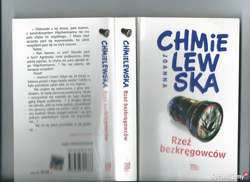 powieść kryminalną ptRzeź bezkręgowców autorstw mazowieckie Warszawa