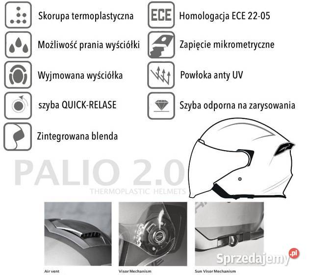 Kask kaski motocyklowy Cross Quad Motor M L XL z Gniezno