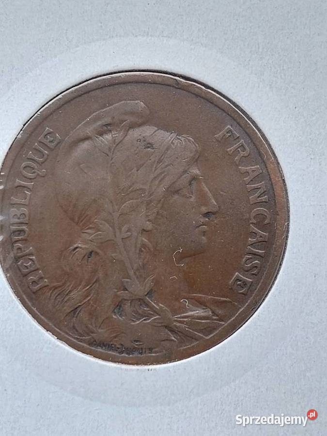 Moneta 10 centymów 1916 Numizmatyka Żary