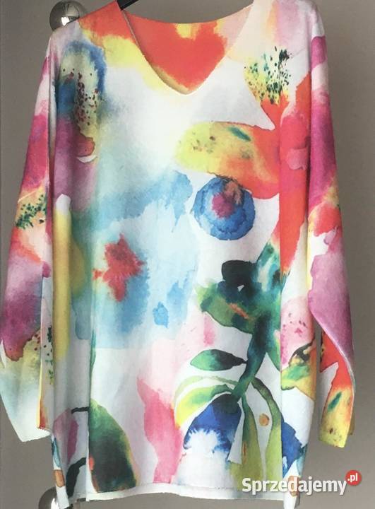 Bluzka dzianinka meszek kimono różne wzory