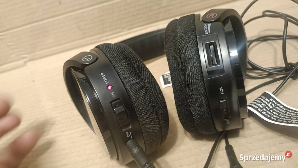 SONY Słuchawki Bezprzewodowe MDRRF811R z bazą i Słuchawki i głośniki Poznań sprzedam