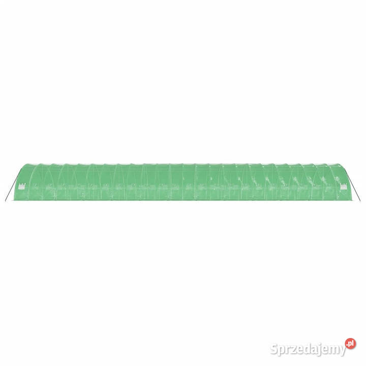 Szklarnia ze stalową ramą zielona 144 m 24x6x285 Warszawa