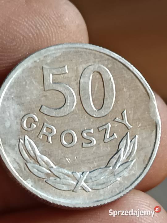 Sprzedam monete 50 groszy 1986 odkroj blachy Chełm