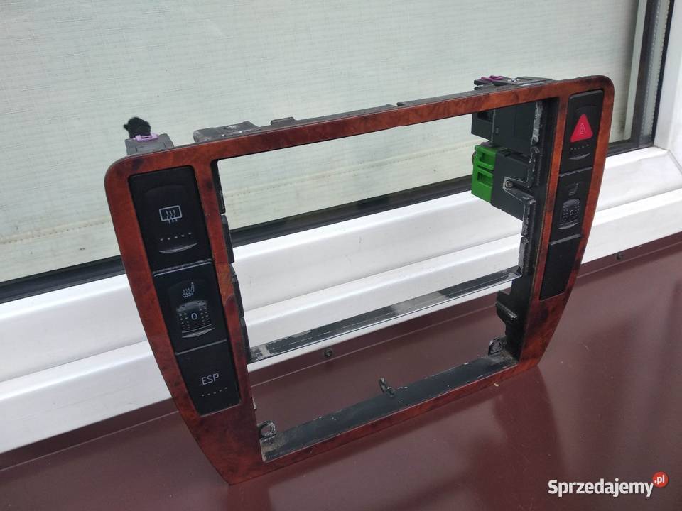 VW Passat B5 LIFT FL dekor środkowy drewno ramka Sieradz sprzedam